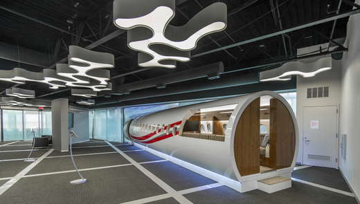 Dassault Falcon Corporation North American Headquarters-Showroom