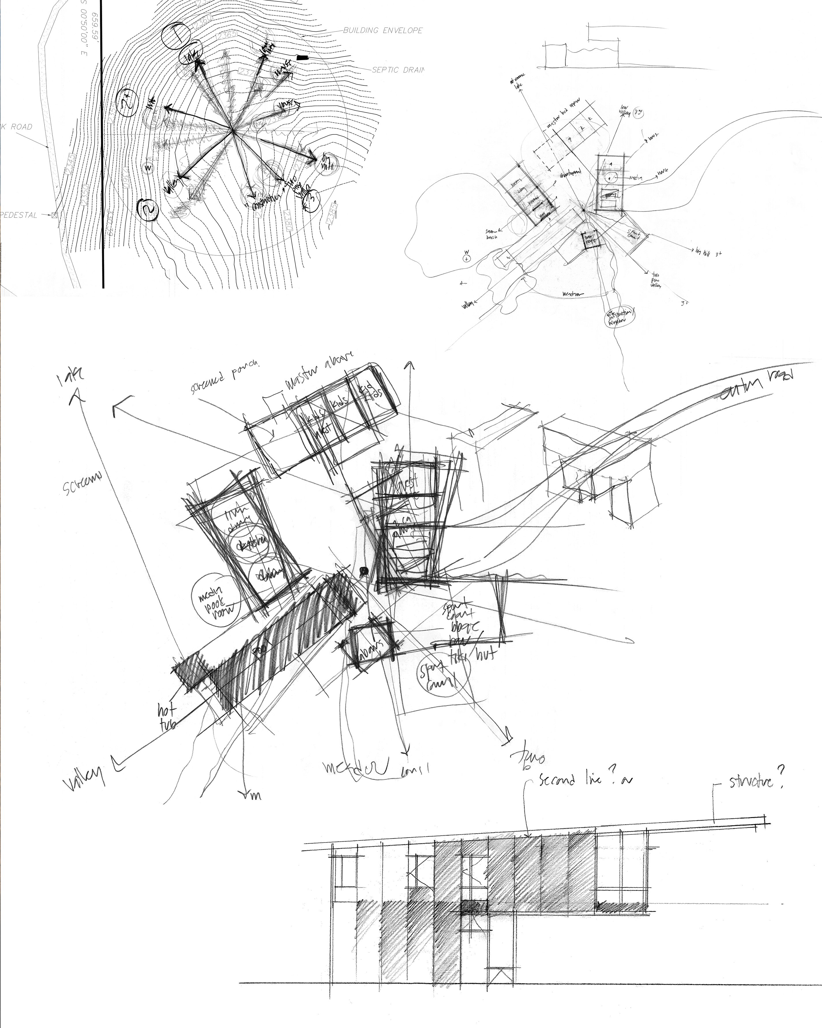 How Architecture Is Born: 8 Pencil Sketches by Tom Kundig and the