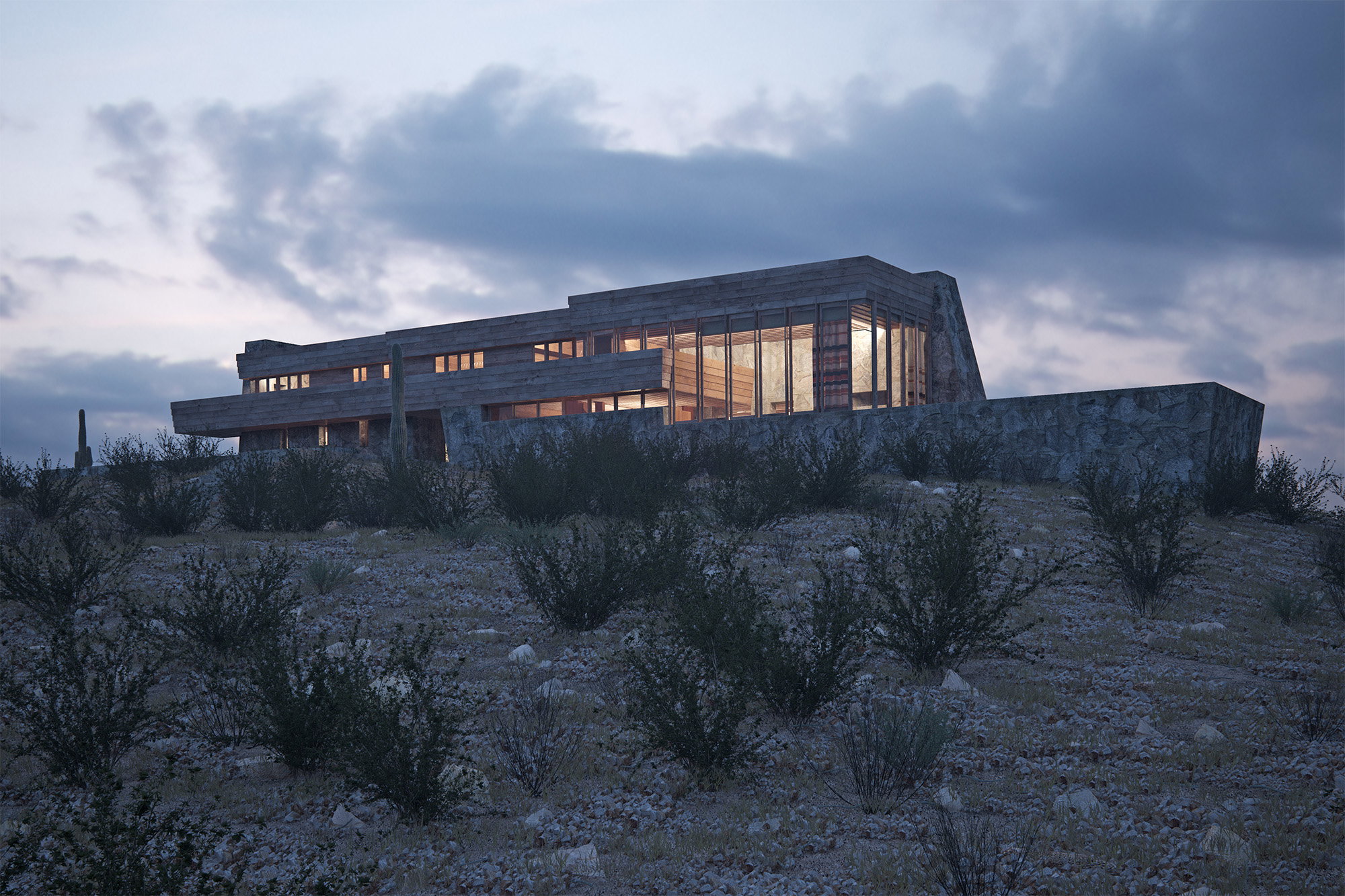 The Art of Rendering: Frank Lloyd Wright's Demolished Buildings
